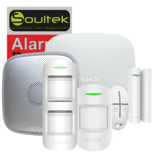 Alarma para bajo con jardín, Kit Ajax con sensor y sirena exterior