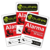 Kit 3 carteles disuasorio PVC de Alarma Tamaño A4