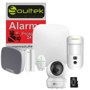 Kit alarma AJAX con cámara Wifi y sirena