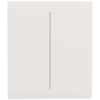 Panel de interruptor central doble AJAX (CENTERBUTTON-2G-W)